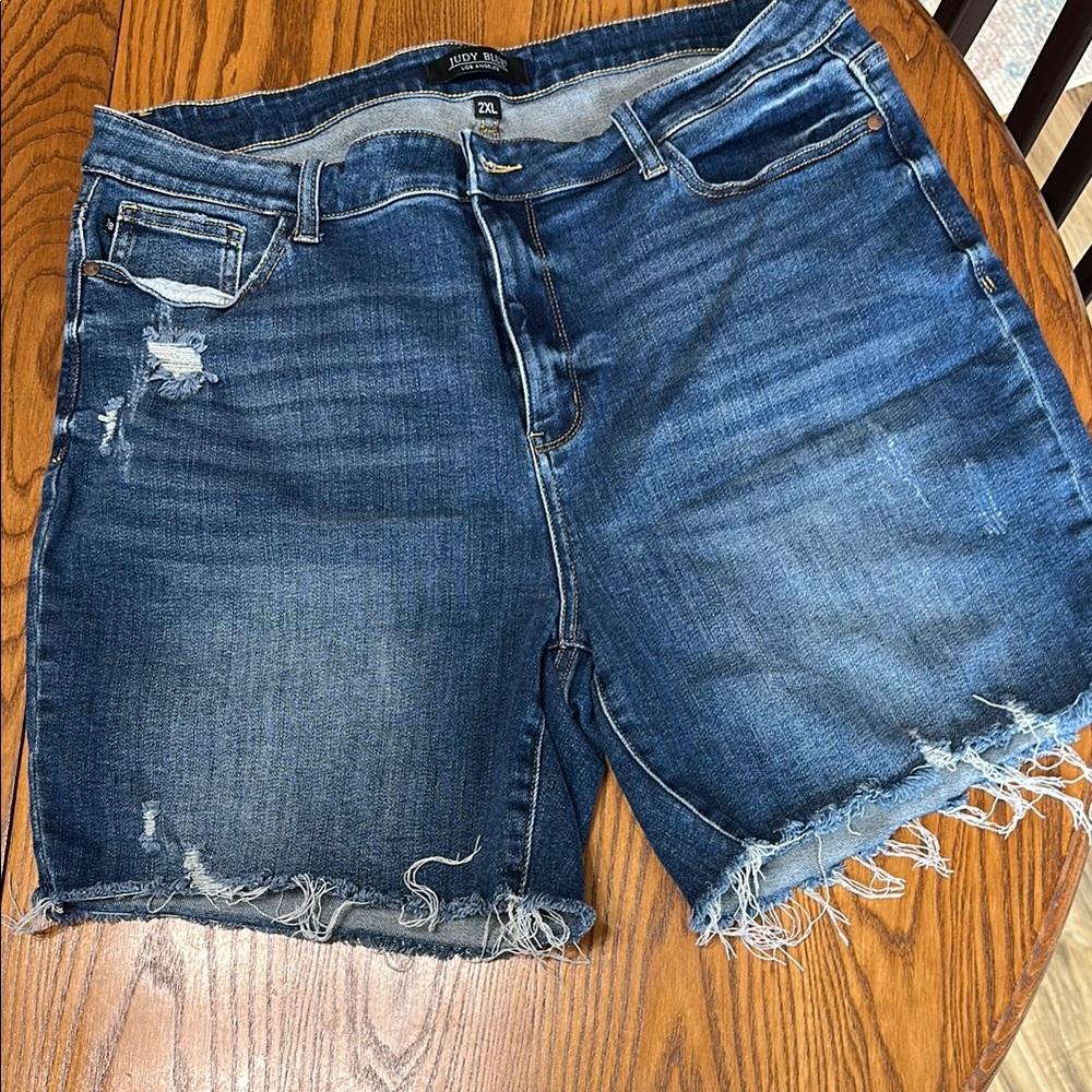 Distressed Denim Women's Shorts